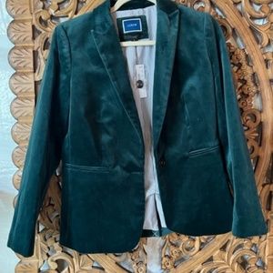 BNWT J Crew Velvet Jacket